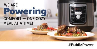 Two plates of a cozy meal on a table