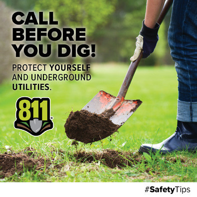 Someone shoveling dirt