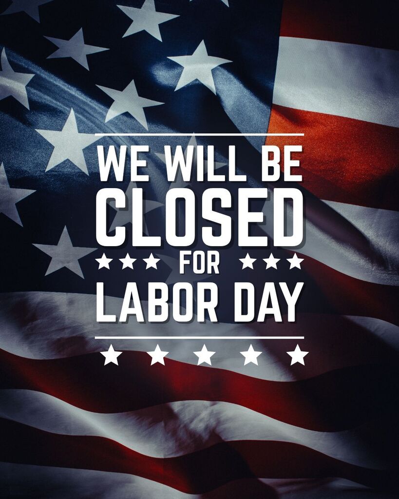 flag closed for labor day