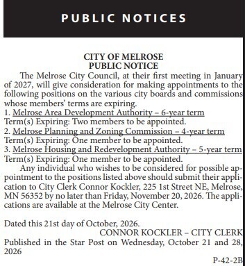public notices