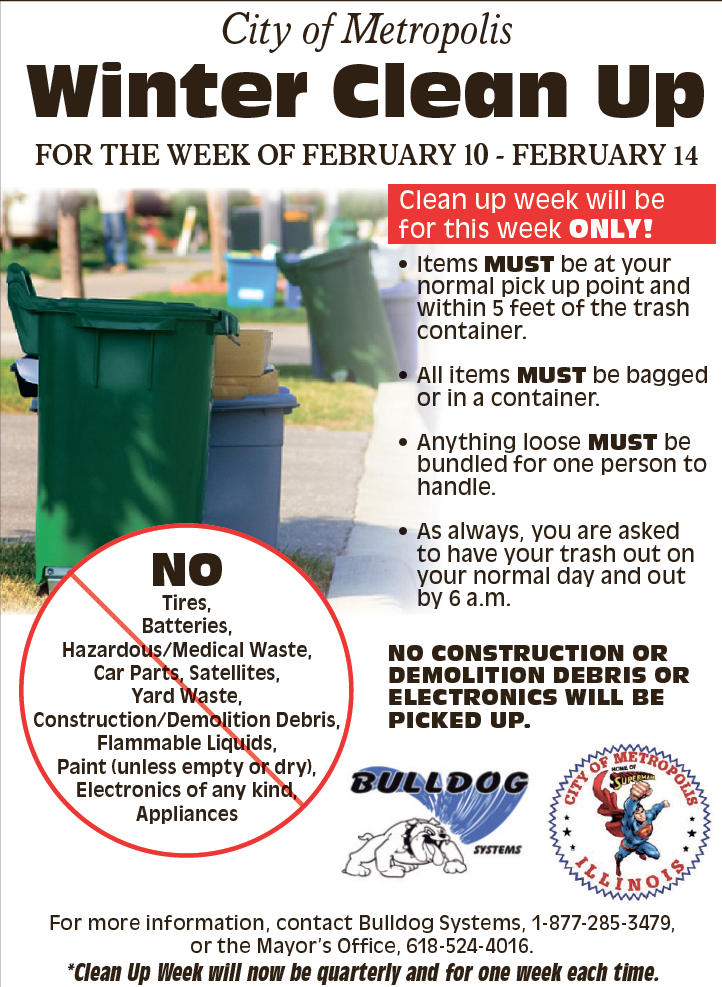 winter clean up week