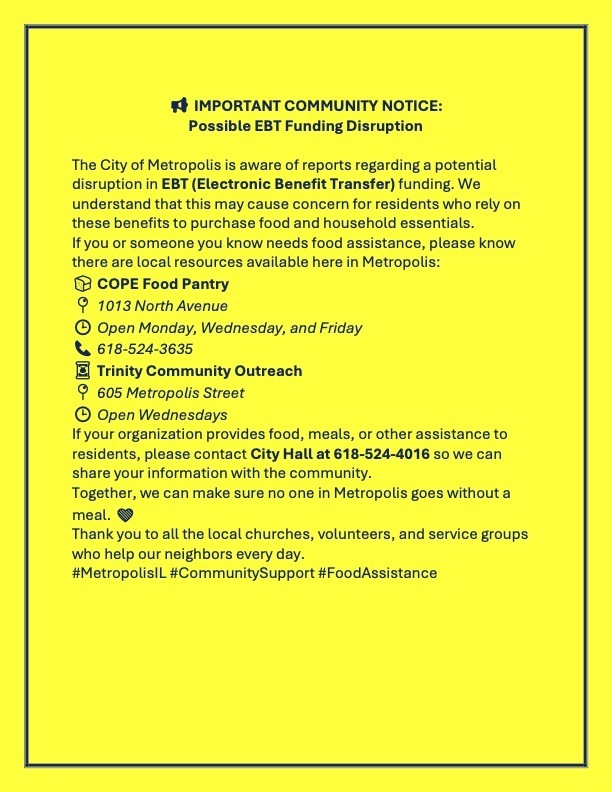 📢 IMPORTANT COMMUNITY NOTICE image with text 