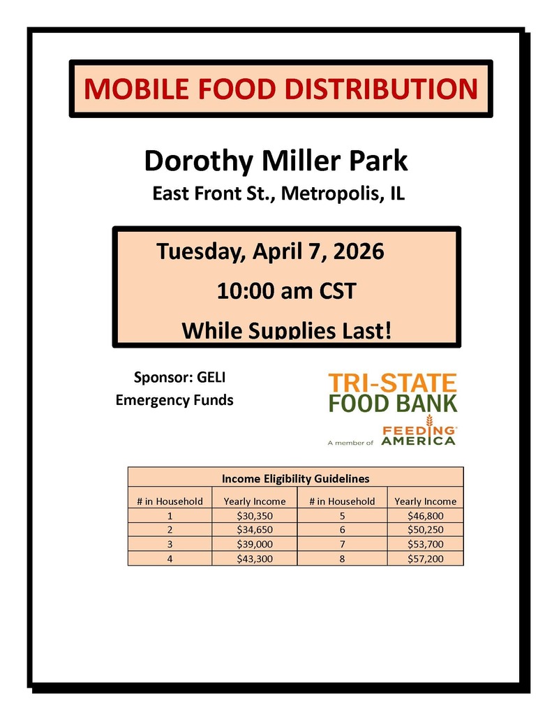  MOBILE FOOD DISTRIBUTION FOR METROPOLIS RESIDENTS 
