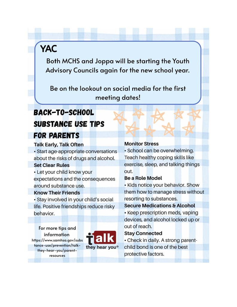 YAC will be starting again for the new school year