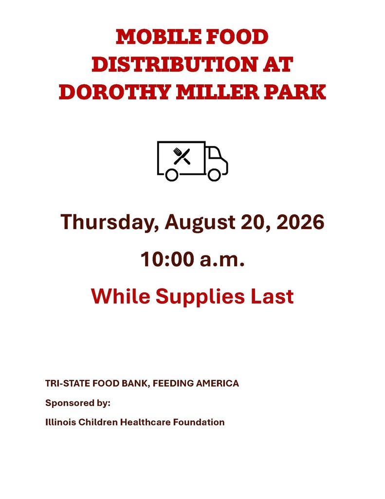 MOBILE FOOD DISTRIBUTION - AUGUST 20 DOROTHY MILLER PARK