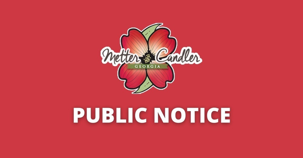 City of Metter Public Notice