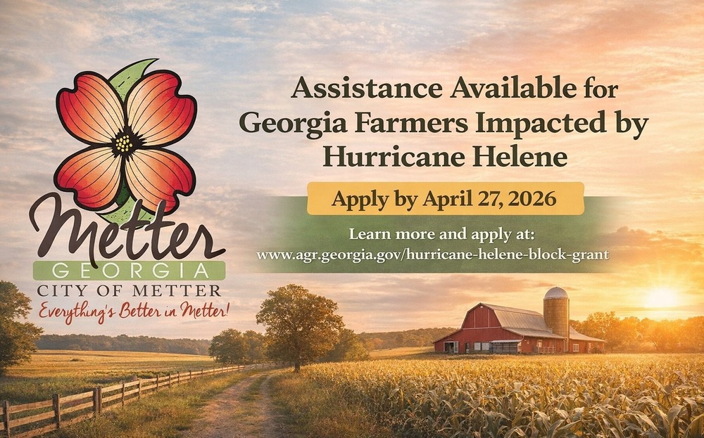 Hurricant Helene Assistance for Georgia Farmers