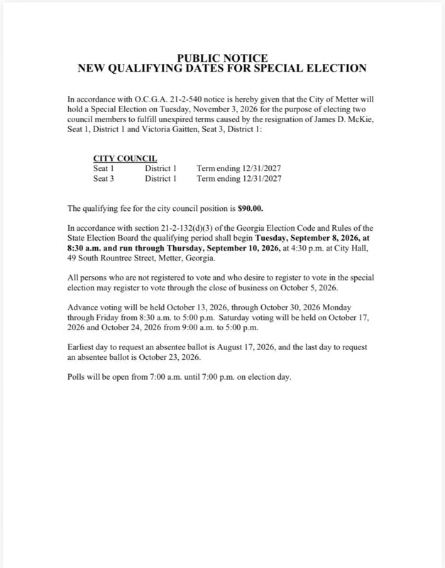 New Qualifying Dates