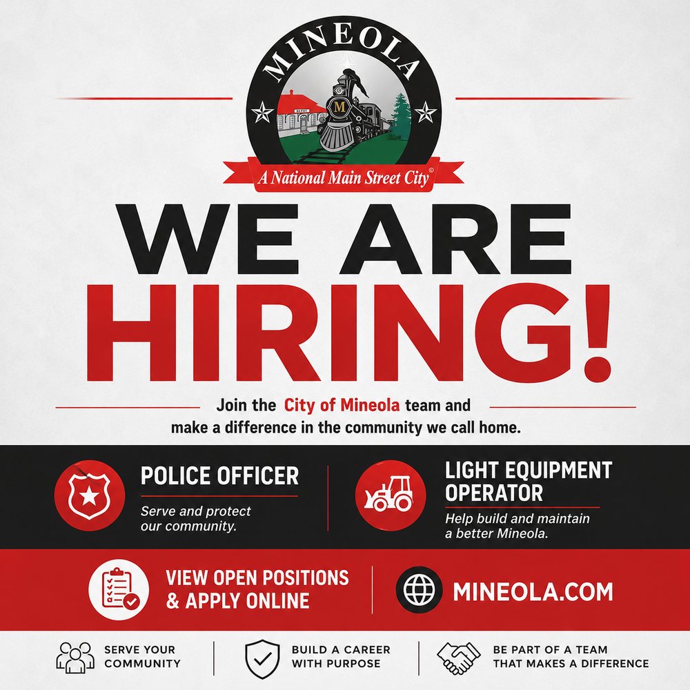 Now Hiring Flyer