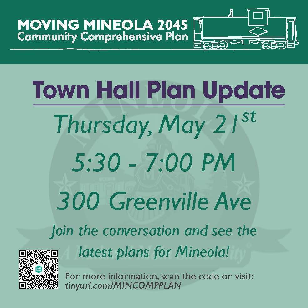 Town Hall Plan Update Flyer