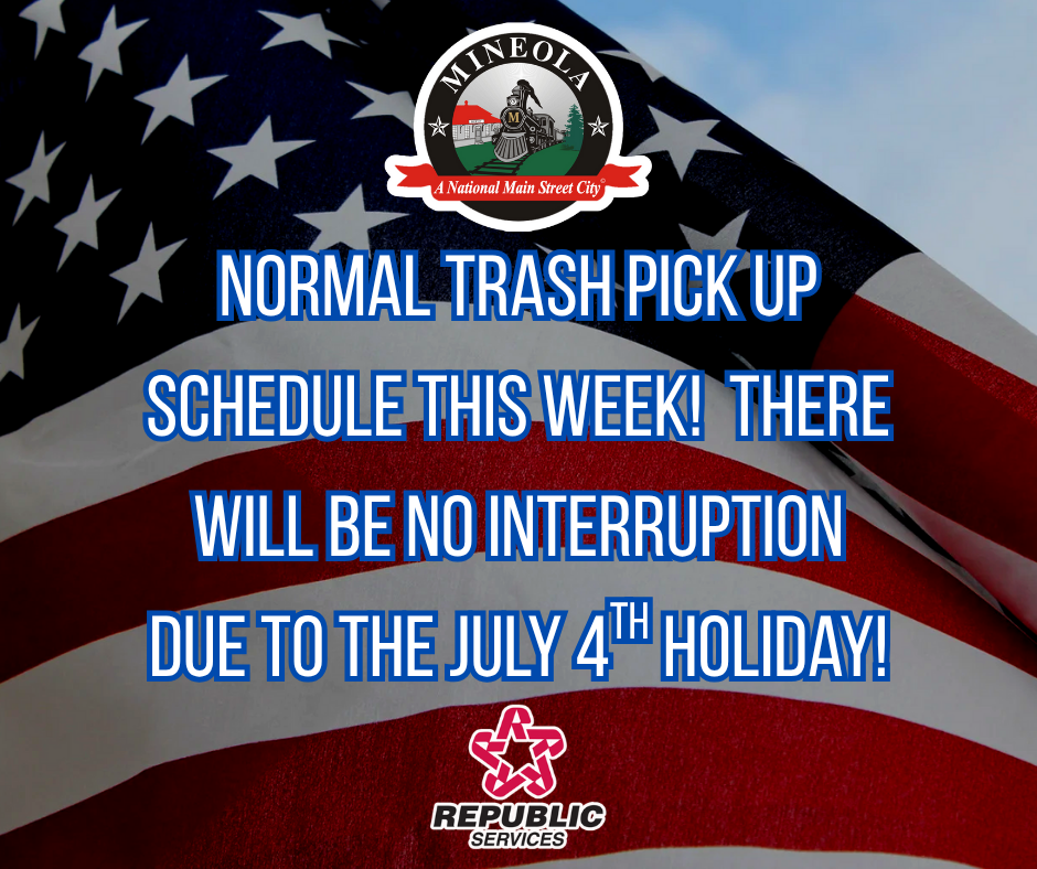 Normal Trash Schedule
