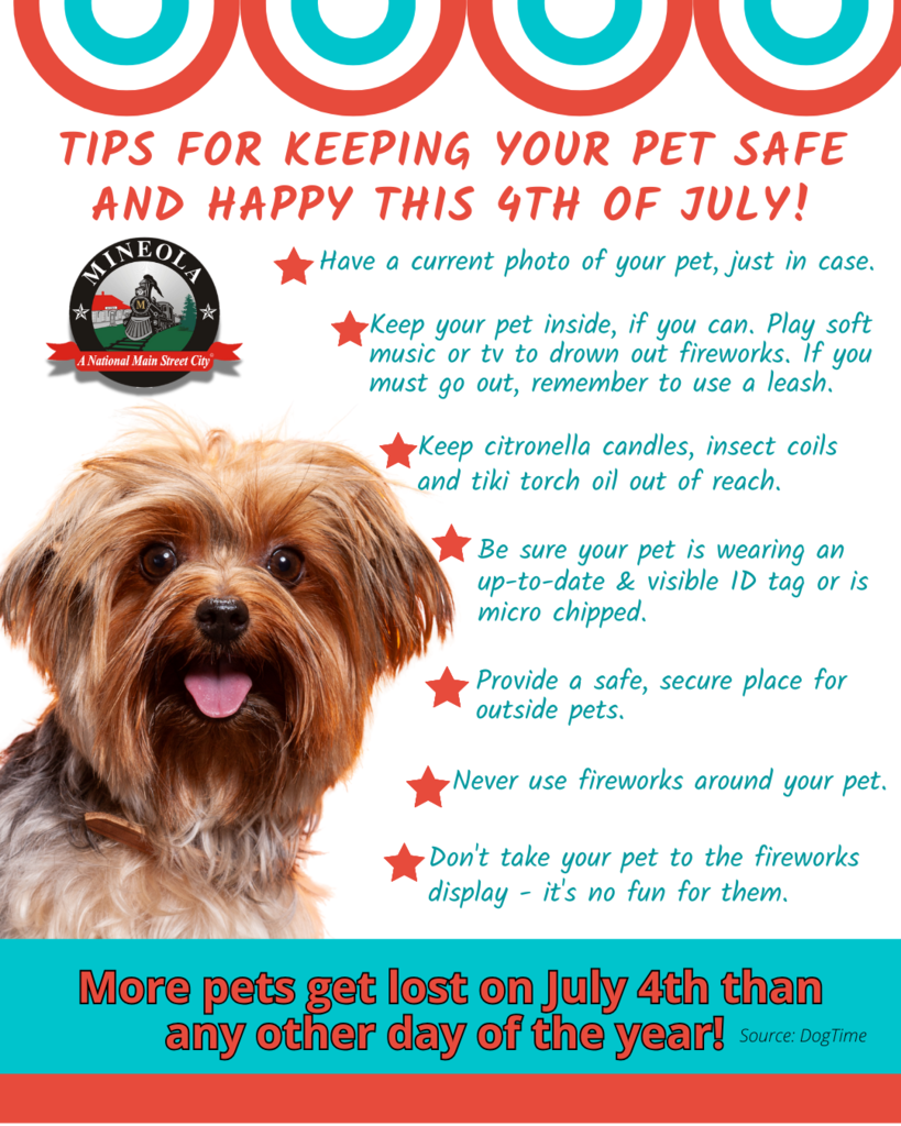 Pet Tips for 4th of July