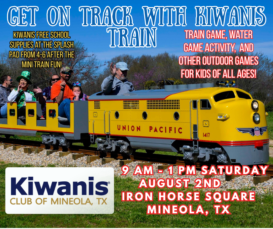 Get on Track Train Flyer