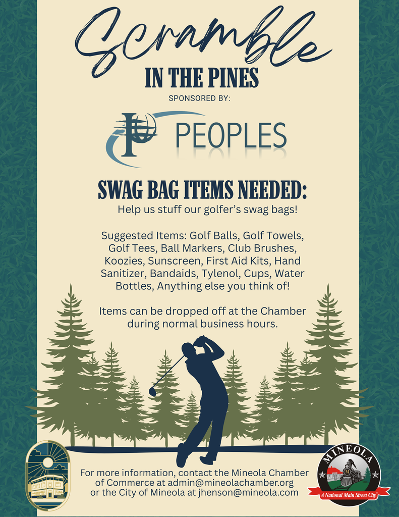 Scramble In the Pines Sway Bag Items Needed