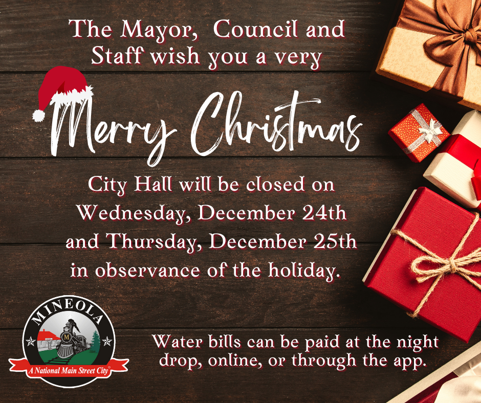 Christmas Closure Graphic