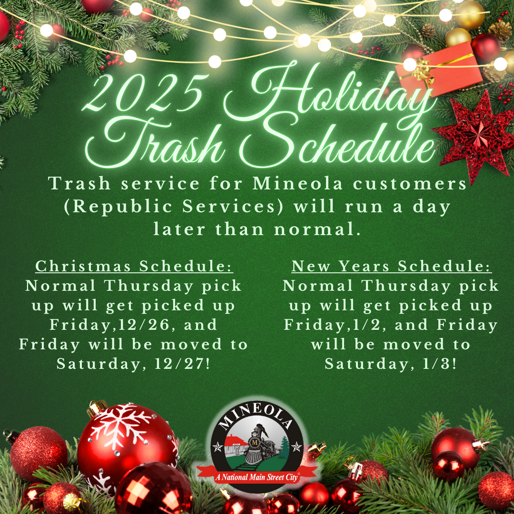 Holiday Trash Pick Up