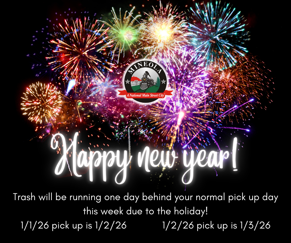 New Year Trash Schedule