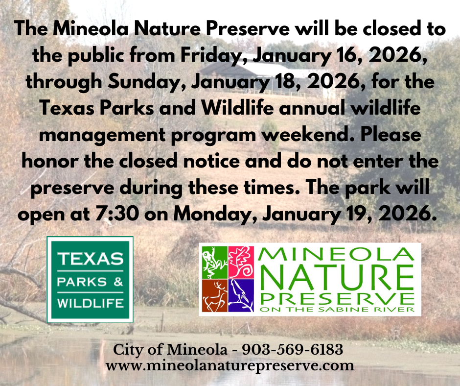 Texas Parks & Wildlife Youth Weekend Flyer