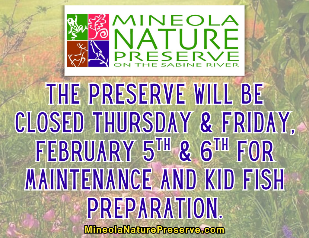 Preserve Closed February 5 & 6