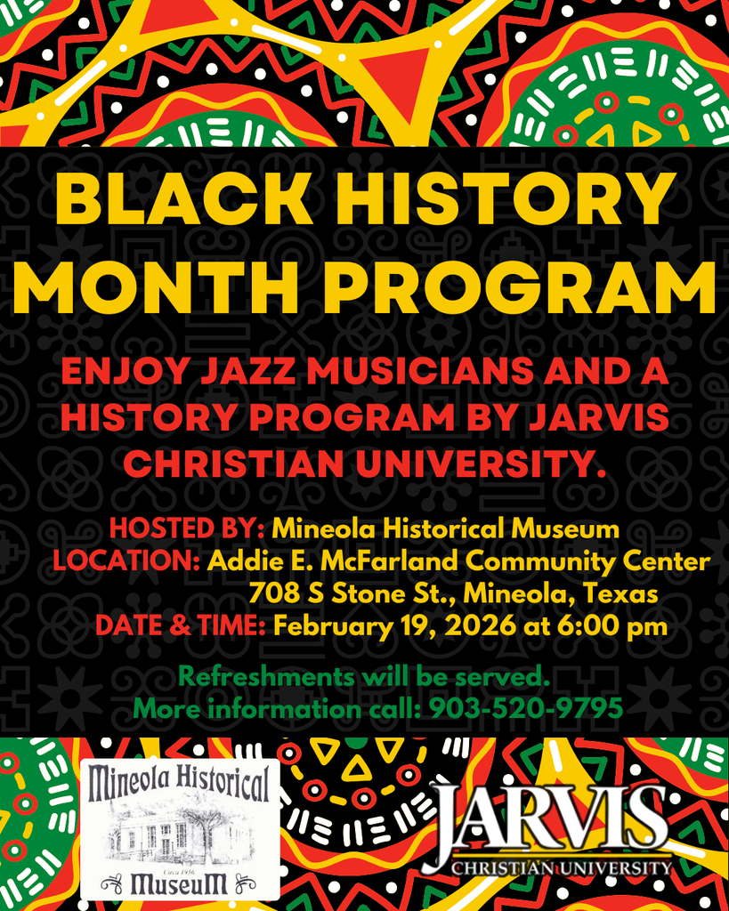 Black History Month Program Flyer