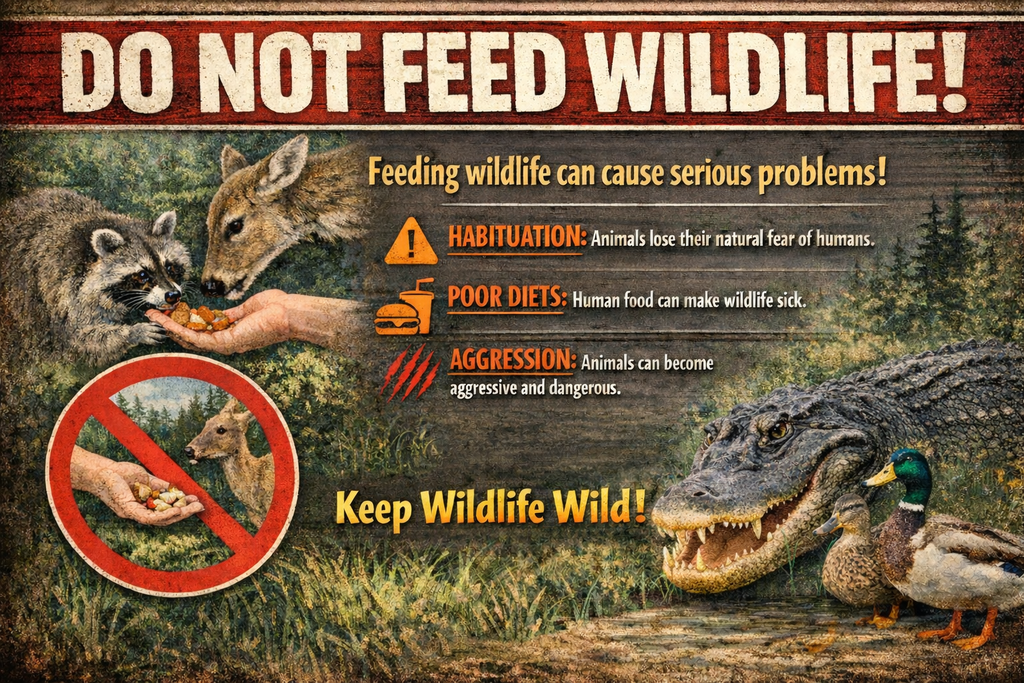 Don Not Feed Wildlife Flyer 