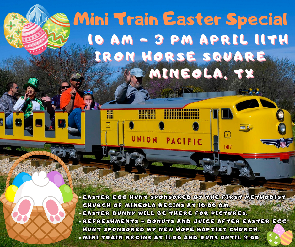 Mini Train Easter Special Flyer