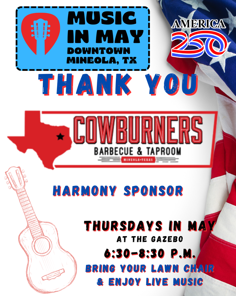 Cowburners Thank you flyer