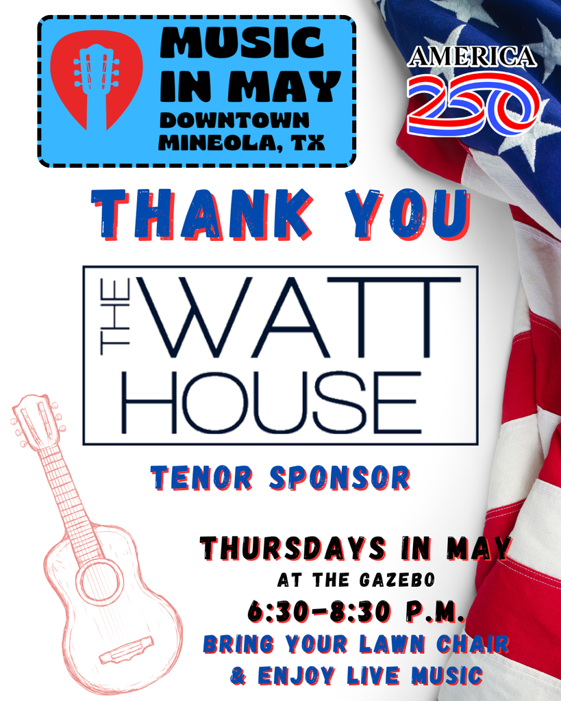 The Watt House Thank You Flyer