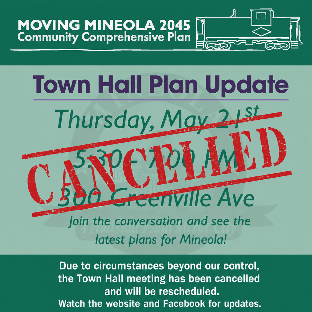 Town Hall Comprehensive Plan Meeting-CANCELLED