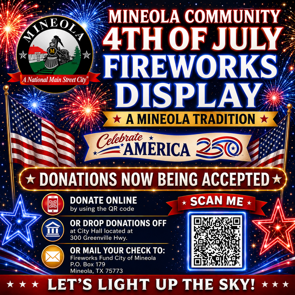 Fireworks Donation Flyer