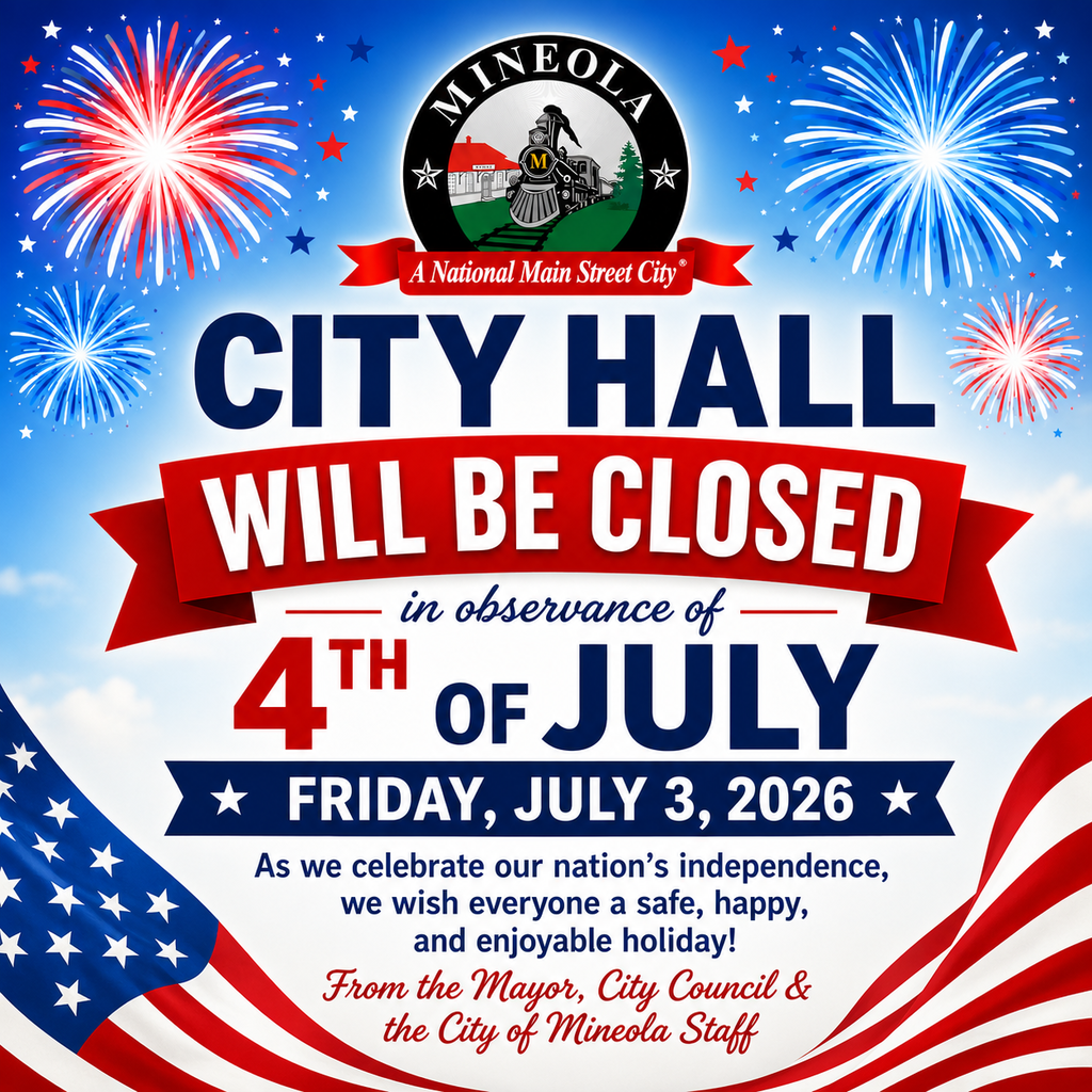 city hall closed flyer