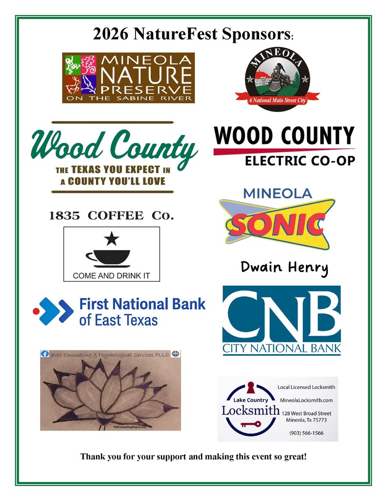 NatureFest Sponsor Flyer