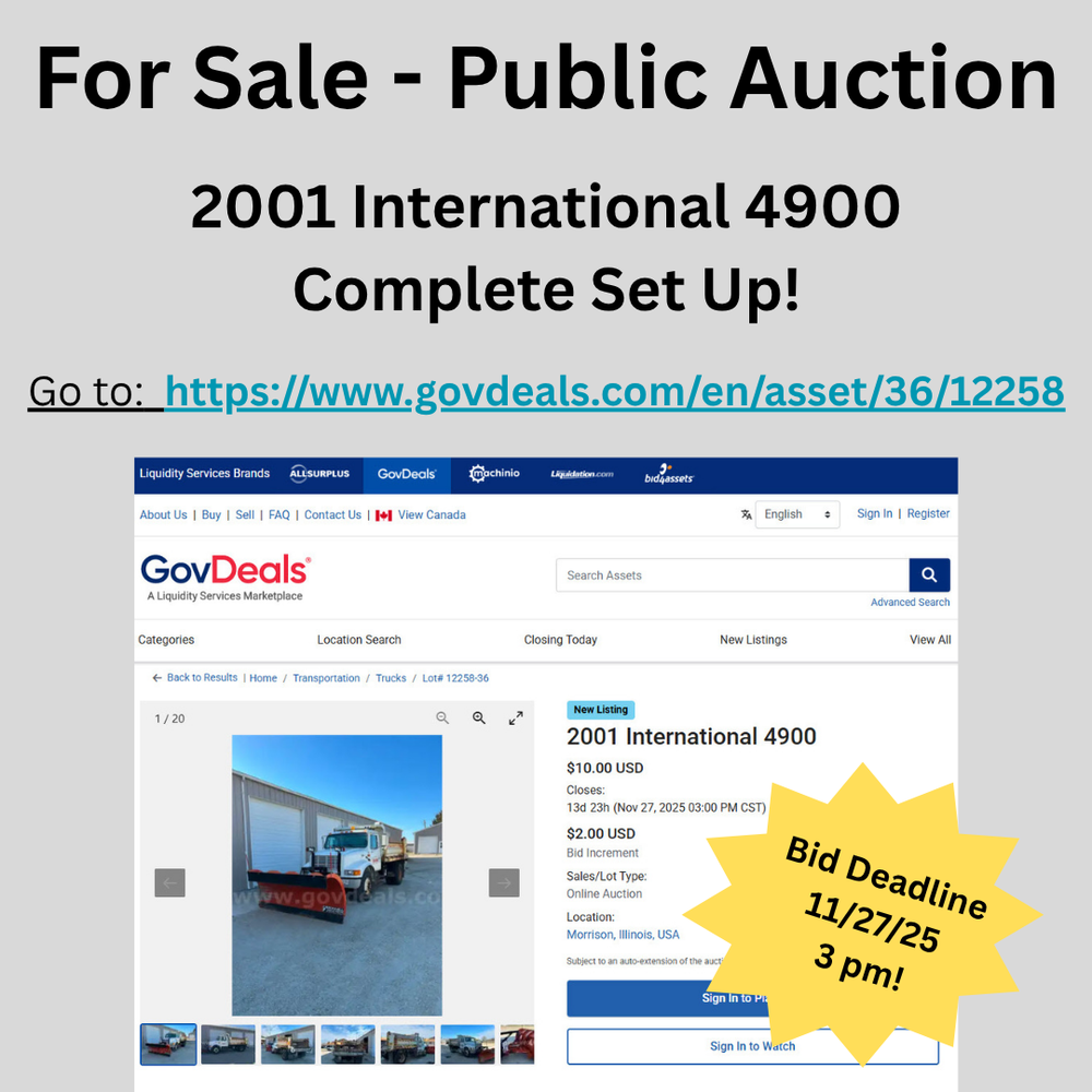 For Sale - Online Public Auction