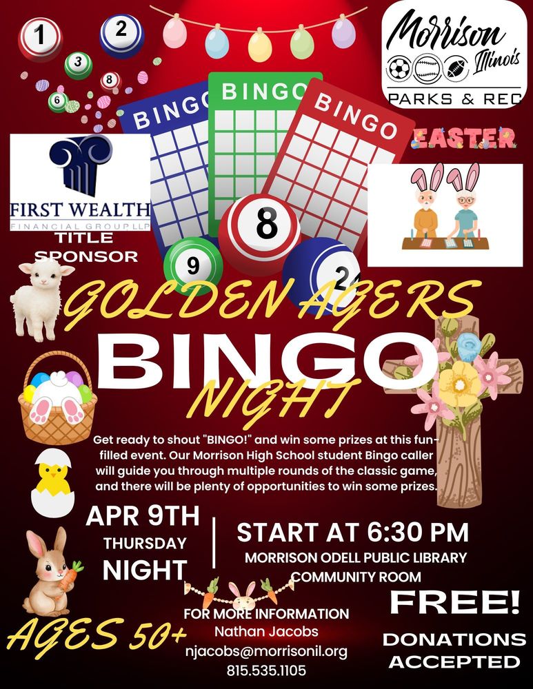 Golden Agers Bingo Night