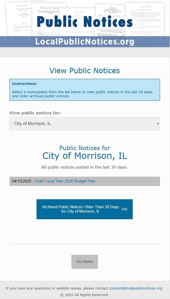 Public Notice