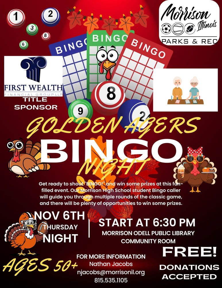 Golden Agers Bingo Night