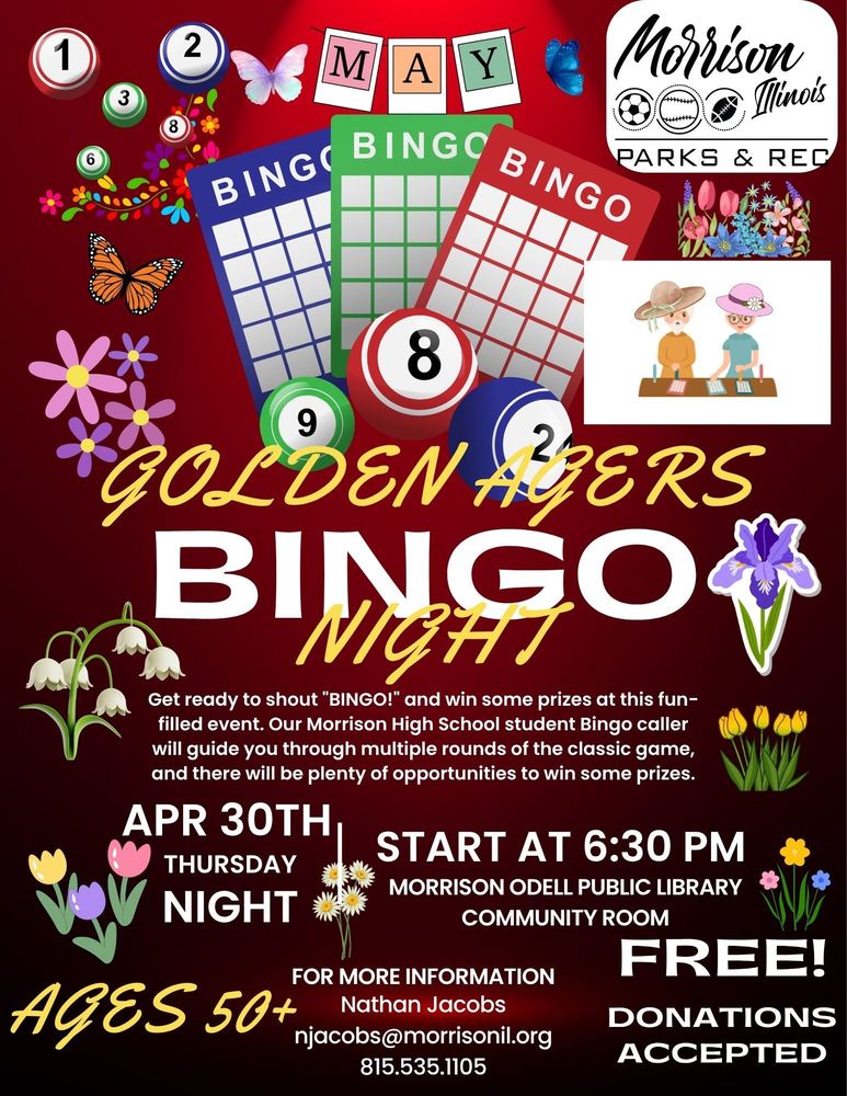 Golden Agers Bingo Night