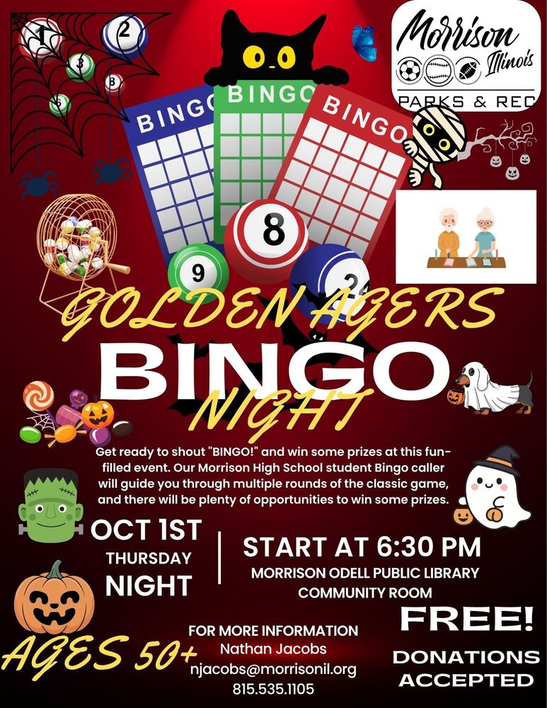 Golden Agers Bingo Night
