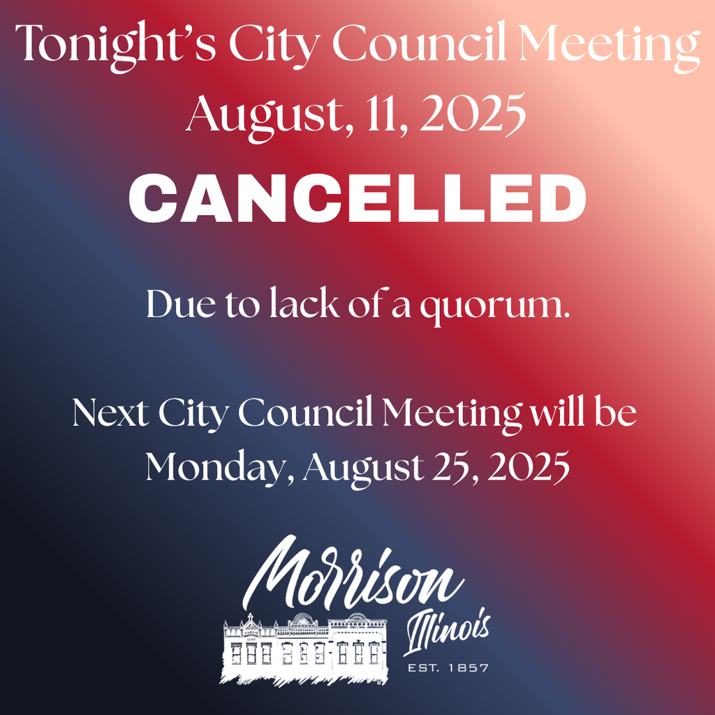 Council Meeting Cancelled