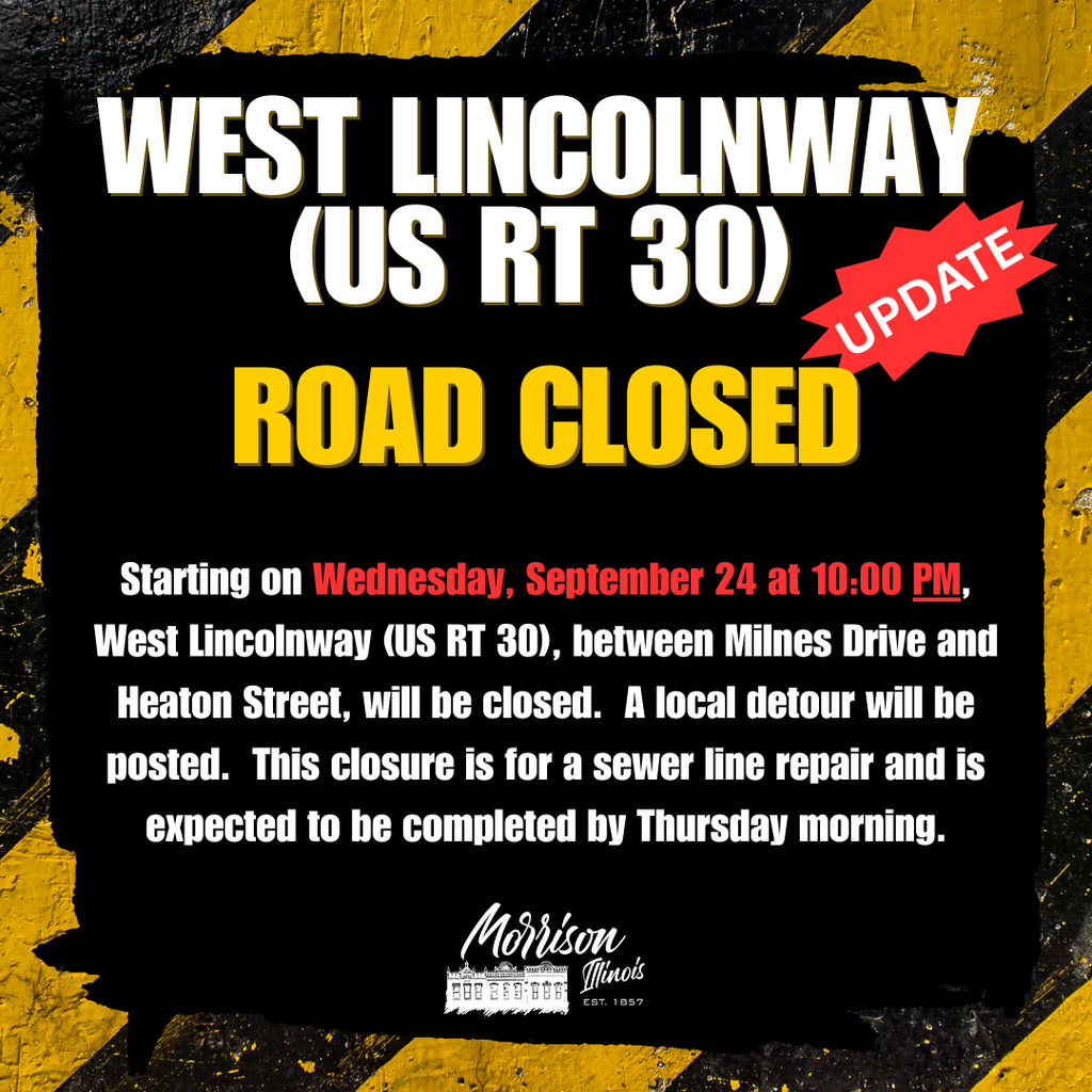 Update Road Closure