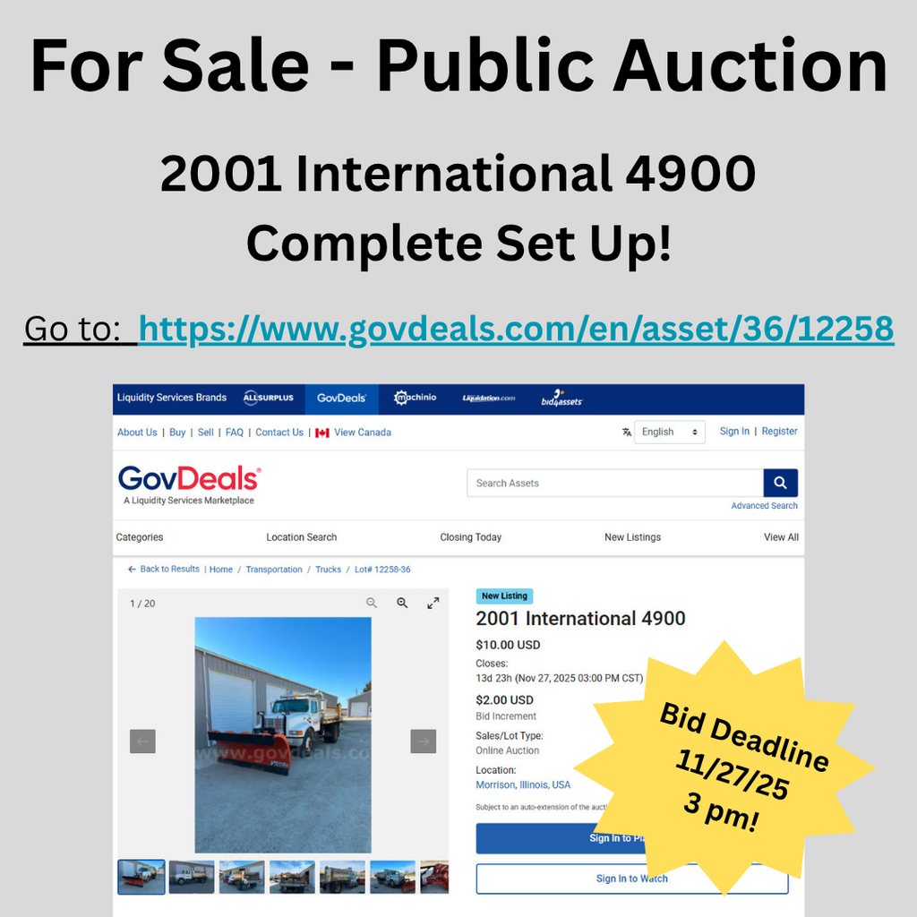 For Sale - Public Auction