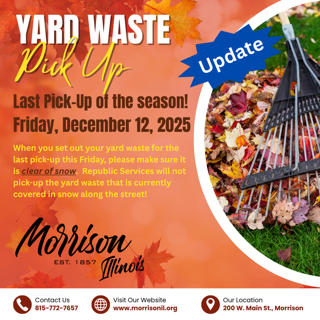 Last Yard Waste Pick Up