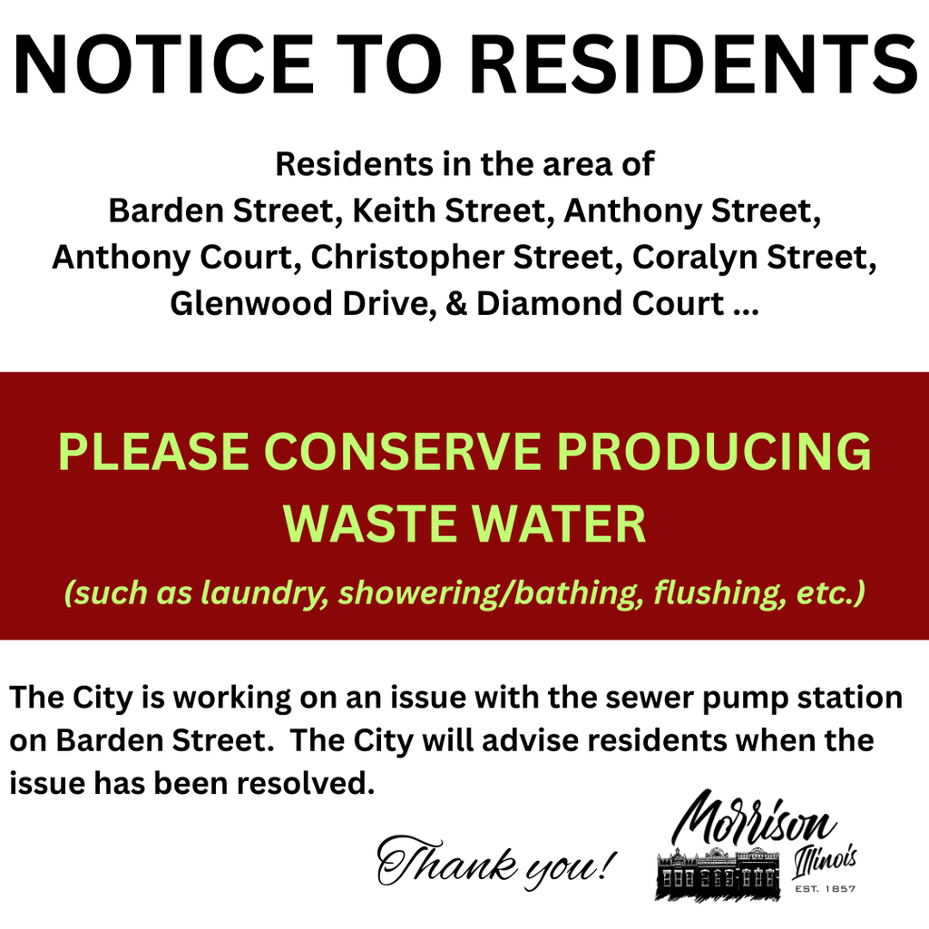 Notice to Residents