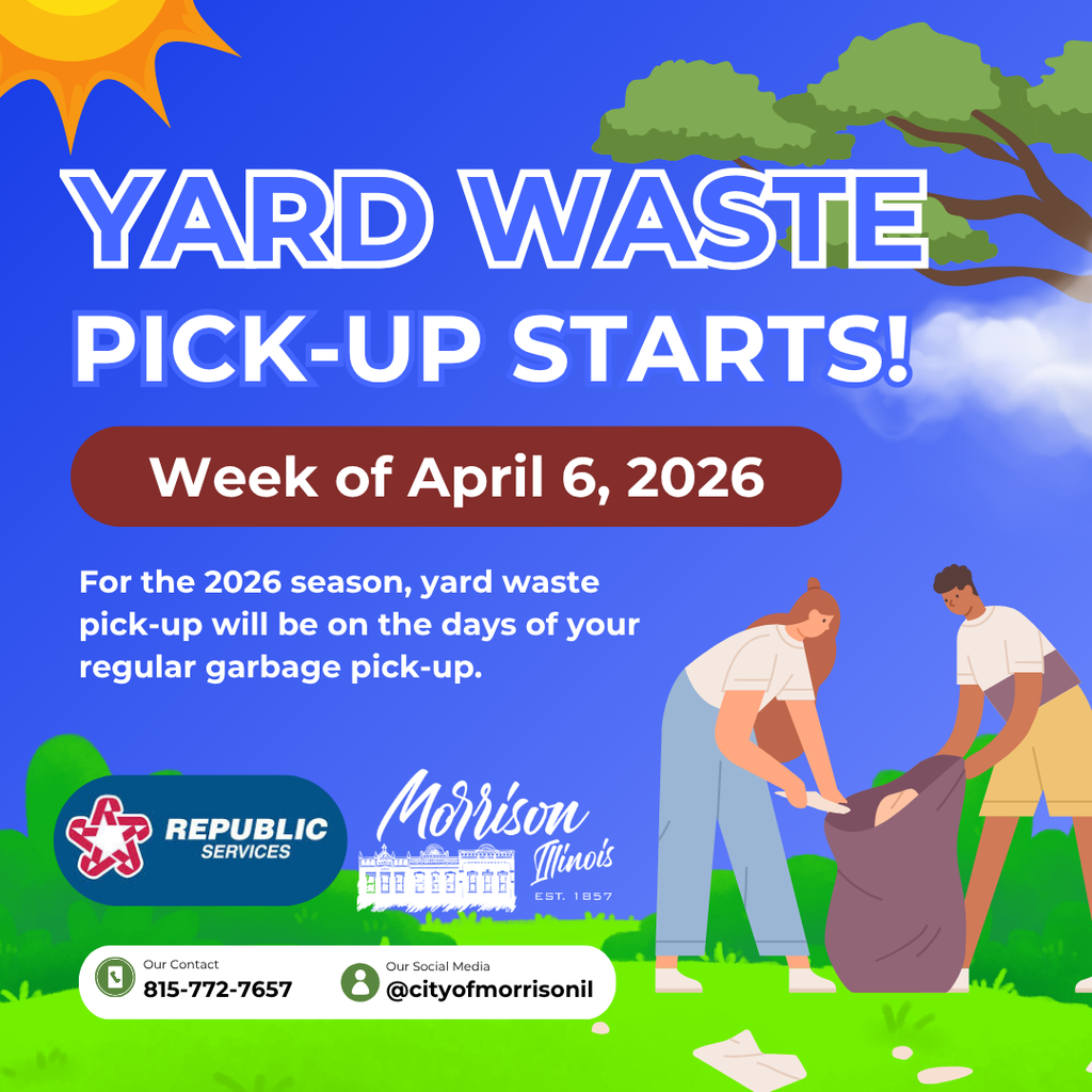 Yard Waste Pick-Up Starts Week of April 6!