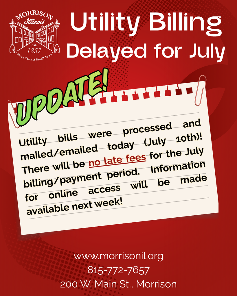 Utility Billing Update!