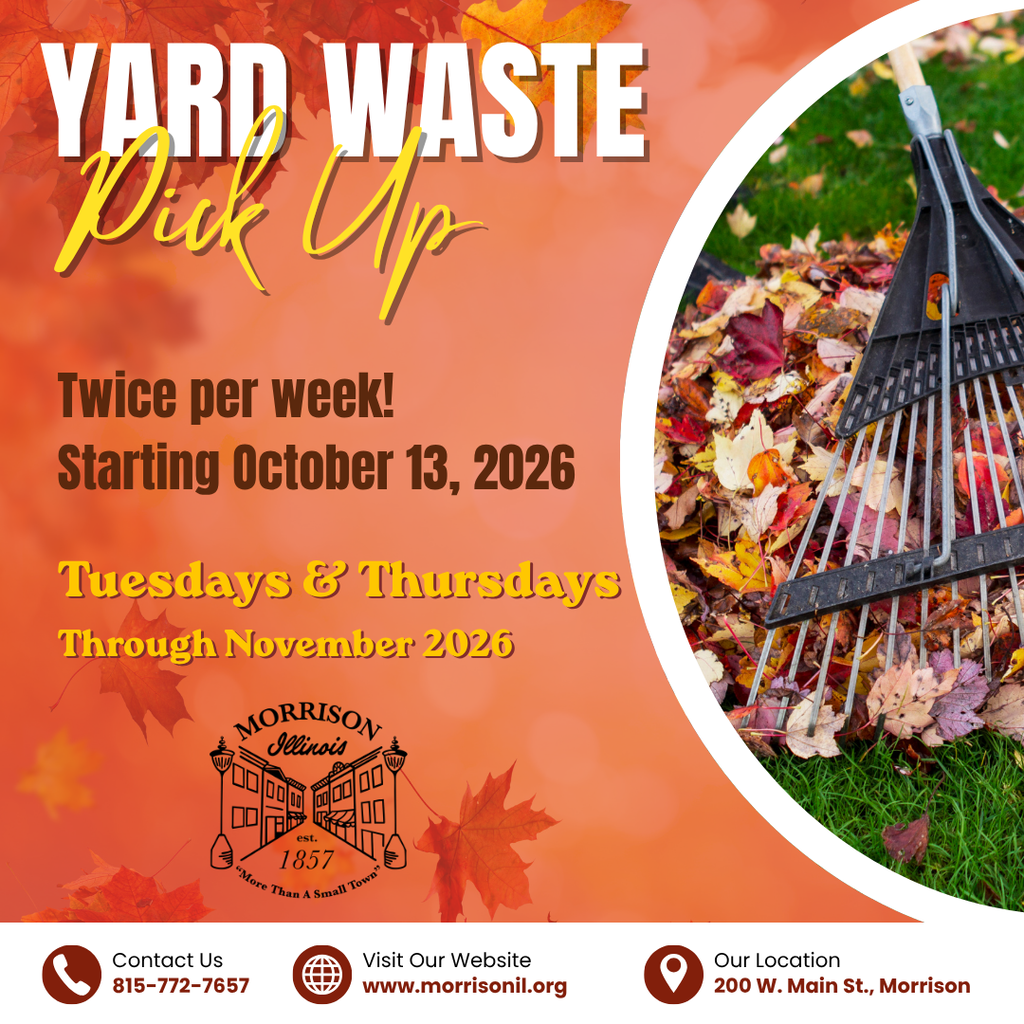 Yard Waste Pickup Fall 2026