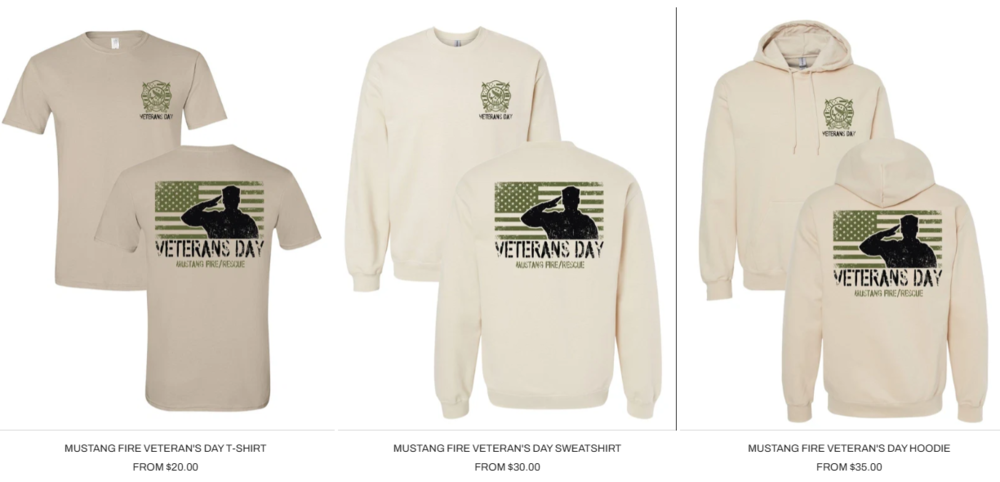 MFD Veteran Day Shirts