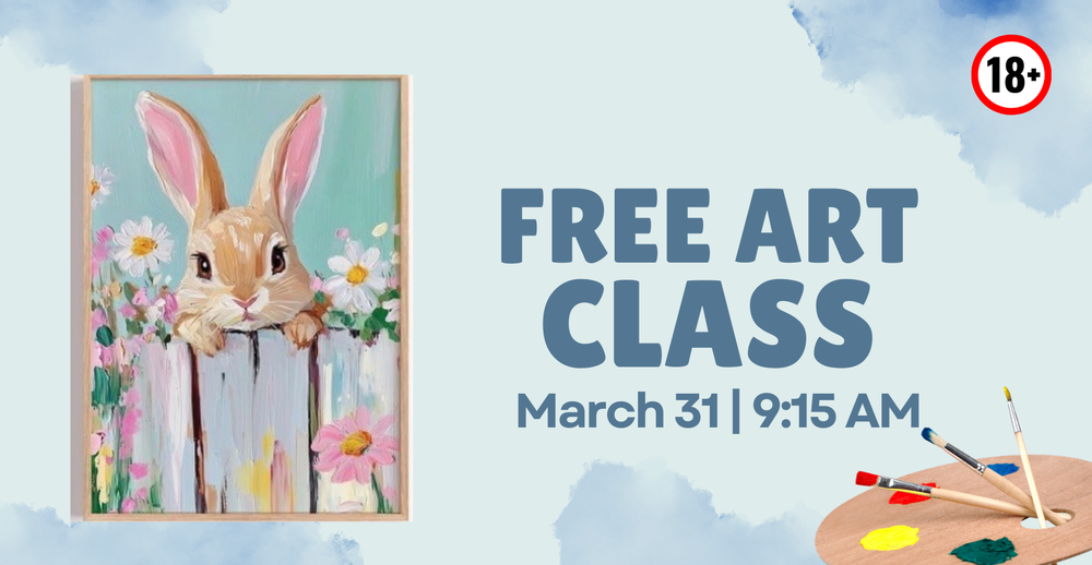Free Art Class- March 31 at 9:15 AM for 18 and older