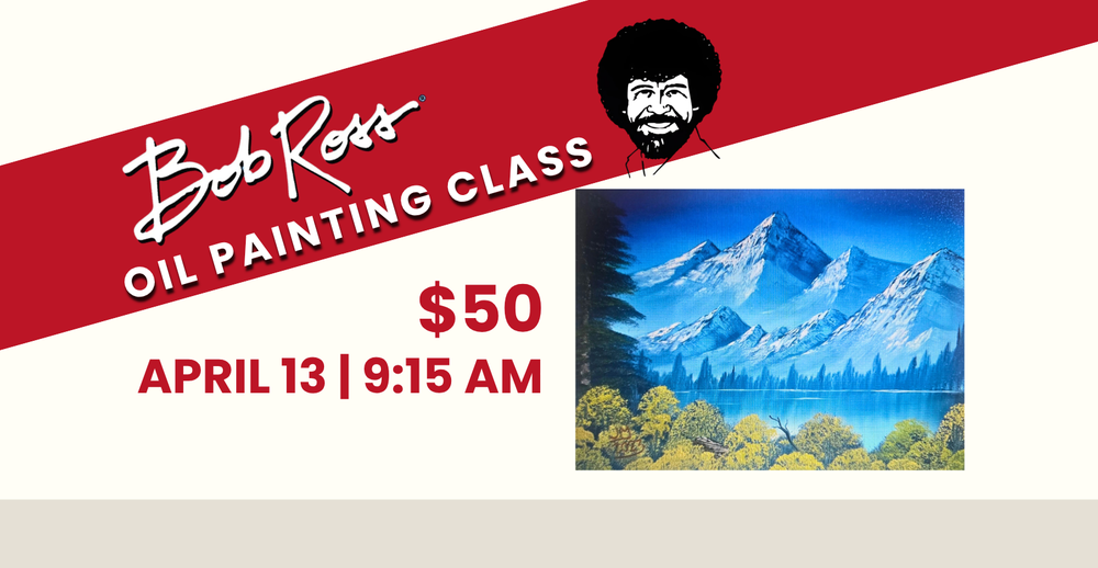 Bob Ross Oil Painting. April 13 at 9:15 AM. $50