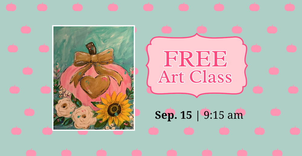 Free Art Class- September 15 at 9:15 am